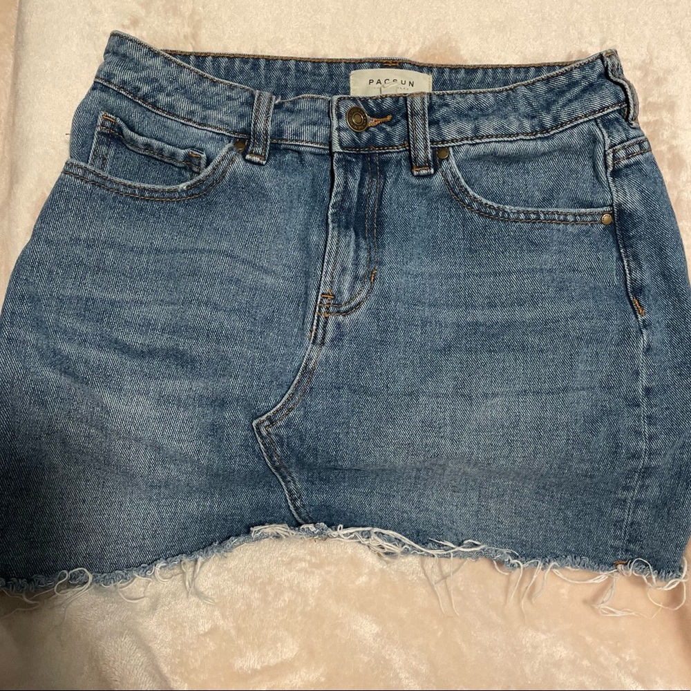 PacSun Denim Mini Skirt